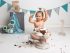Sesión de fotos cumpleaños bebe en estudio murcia
